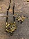 Womens Pendant Necklace Set Deer Traditional jewelry Party And