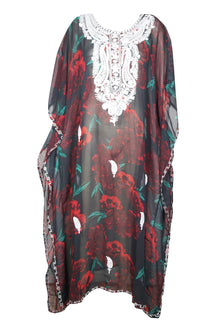  Maxi Caftan Dress, Summer Holiday Kaftan Boho Style L-4X