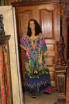 Kaftan Maxi Dress, Halloween Bohemian Embroidered dress, Bohemian 4X
