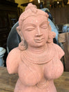 Apsara Garden Sculpture Handmade Vintage Bust for Outdoor & Patio Decor