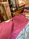 2 Deep Red Curtains Bedroom Drapes Tab Top Curtains, 108