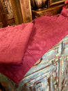 Deep Red Curtains Bedroom Drapes Tab Top Curtains