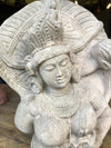 Vintage Bodhisattva Garden Statue Handmade Unique Garden Sanctuary Decor