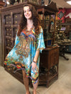 Tunic Kaftan Dress, Georgette Kaftan, Maternity Dress, Beach Size