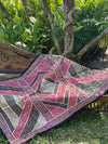 "Pink & Black Indian Tapestry – Handcrafted Wall Hanging for Bold, Artistic Home Décor