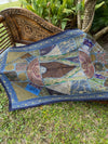 Indian Tapestry, Wall Decor, Wall Hanging Tapestry, Blue Vintage