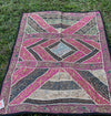 "Pink & Black Indian Tapestry – Handcrafted Wall Hanging for Bold, Artistic Home Décor