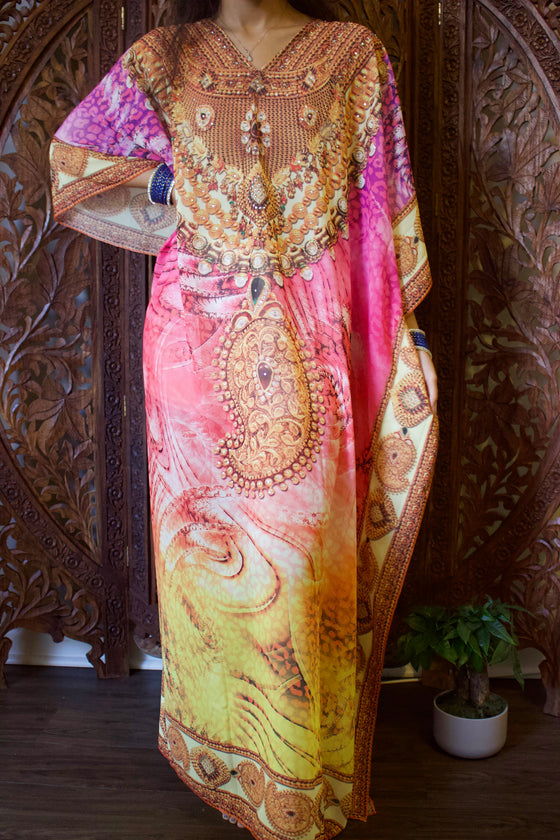 Kaftan Maxi Dress, Boho Maxi Dress, Beach holidays, 3XL