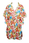 Kaftan Dress Floral Printed Caftan Maternity Dresses, Beach L-2XL