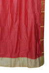 2 Pink Sari Curtain Rod Pocket Drapes, Window Teatment