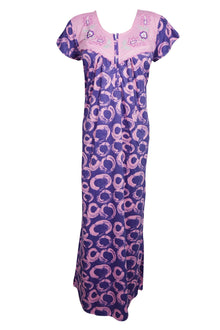  Caftan Maxi Dress, Caftan, Boho Pink Purple Floral M