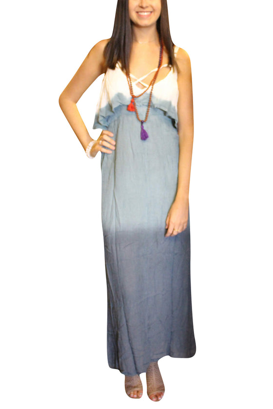 casual tie dye maxi dress Tara Tie Dye Maxi Dress