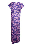 Caftan Maxi Dress, Caftan, Boho Pink Purple Floral M