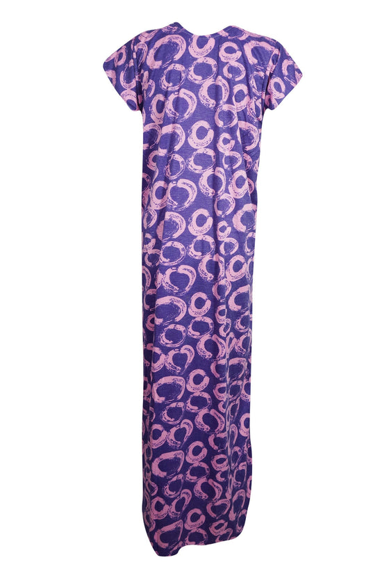 Caftan Maxi Dress, Caftan, Boho Pink Purple Floral M