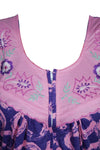 Caftan Maxi Dress, Caftan, Boho Pink Purple Floral M