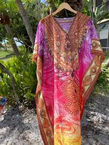  Kaftan Maxi Dress, Boho Maxi Dress, Beach holidays, 3XL