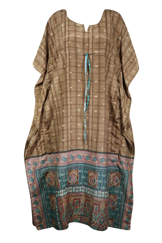 Printed Maxi Kaftan Dress,