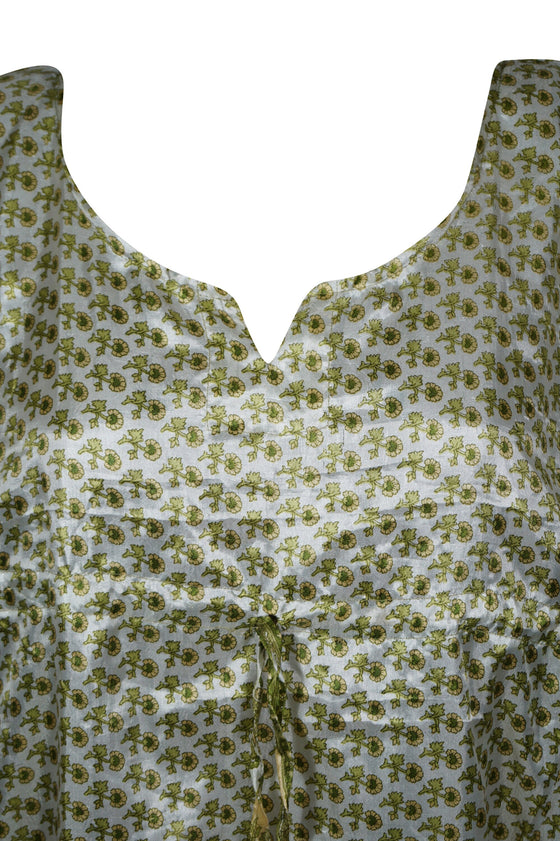 Maxi Caftan Dress, Mindful Mama, Silk Loose Kaftan XL