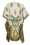 Boho Beach Caftan Dress, Muumuu, Kaftan dress, Beige Oversized Tunic 2XL