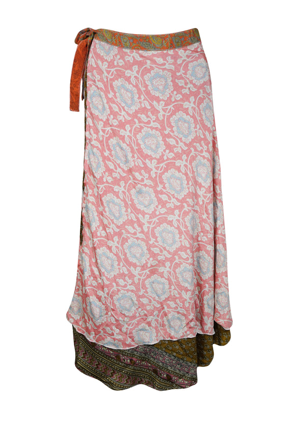 Womens Midi Wrap Skirt