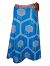 Womens Wrap Skirt Pink Floral Skirt  One size