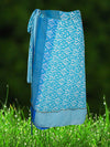 Womens Wrap Skirt Blue Floral Skirt One size