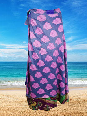 Women's Pink Purple Wrap Around Skirts One size