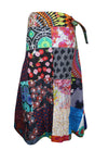 Womens  Blue Pink Floral Gypsy skirts One size