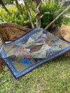 Blue Vintage Indian Tapestry – Embroidered Wall Decor & Boho Wall Hanging