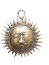 Suryamukhi Wall Door Hanging in Vintage Brass Decorative