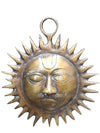 Suryamukhi Wall Door Hanging in Vintage Brass Decorative