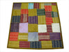 Colorful Bohemian Patchwork Tapestry – Vintage Embroidered Wall Hanging Decor