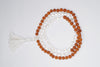 Shiva Shakti Rudraksha Quartz Crystal Mala – Energy Healing Meditation Necklace