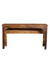 Rustic Carved Console Table, TV Stand, Vintage Wood Sofa Accent Table