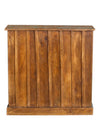 Antique Indian Carved Sideboard, Vintage Rustic Hues Vanity Chest, 36x36