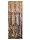 Vintage Limewash Carved Doors, Sliding Door, Artistic Barn Door 96x36