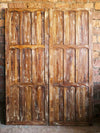 Vintage Limewash Carved Doors, Sliding Door, Artistic Barn Door 96x36