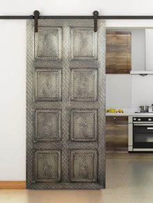  Burnished Brass Sliding Door