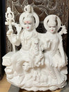 Shiva Parvati Ganesha Nandi, Shiv Parivar Marble Deity Temple Statue