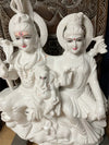 Shiva Parvati Ganesha Nandi Shiv Parivar Marble Deity Temple Statue