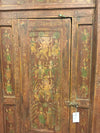Antique India Ganesha Door Hand Carved Wood Sliding Barn Door 84